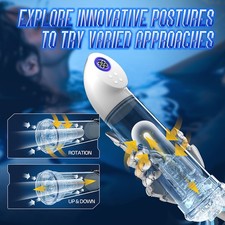 Male Penis Vacuum Pump Electric Enlarger Enhancer Cup Bigger Growth Man Trainer