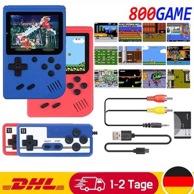 800 in 1 Retro Handheld Videospielkonsole Gameboy Einbaute klassische Spiele