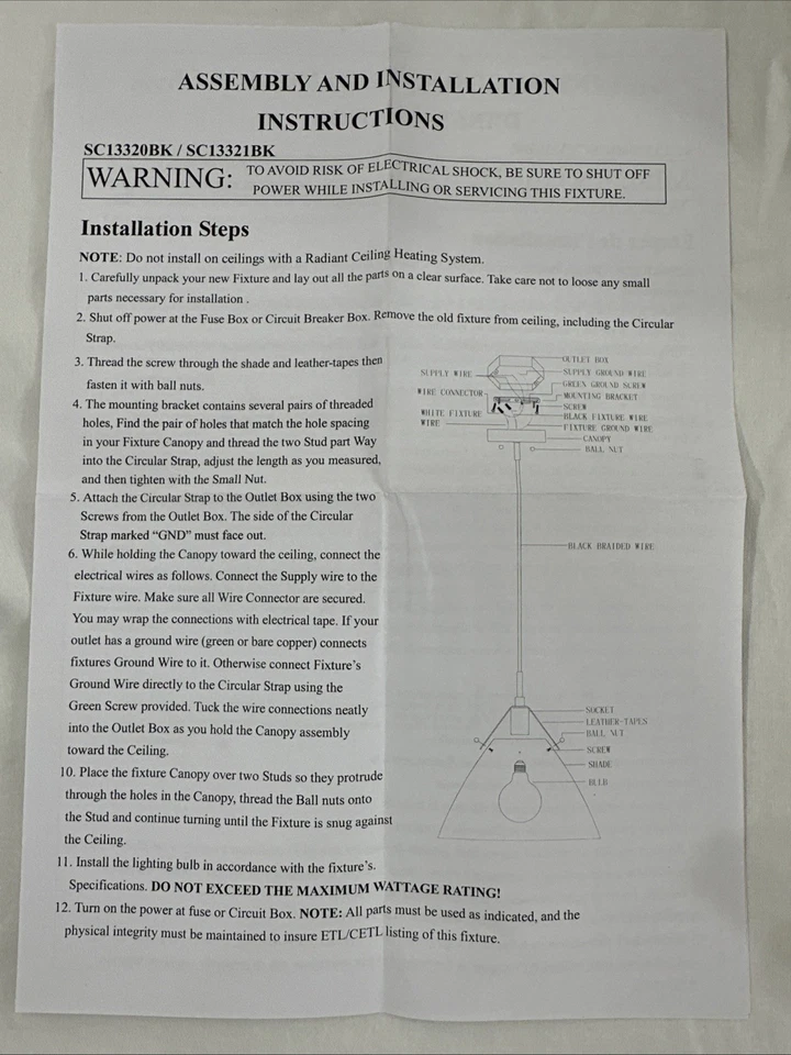 Bolso de Mano Artcraft Lighting SC13321 9"W Smart Mini Colgante - Negro Foto 3 de 4