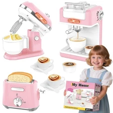 Ehome Play Kitchen Toys Kids Kitchen Accessories Pretend Play Kitchen Applian...