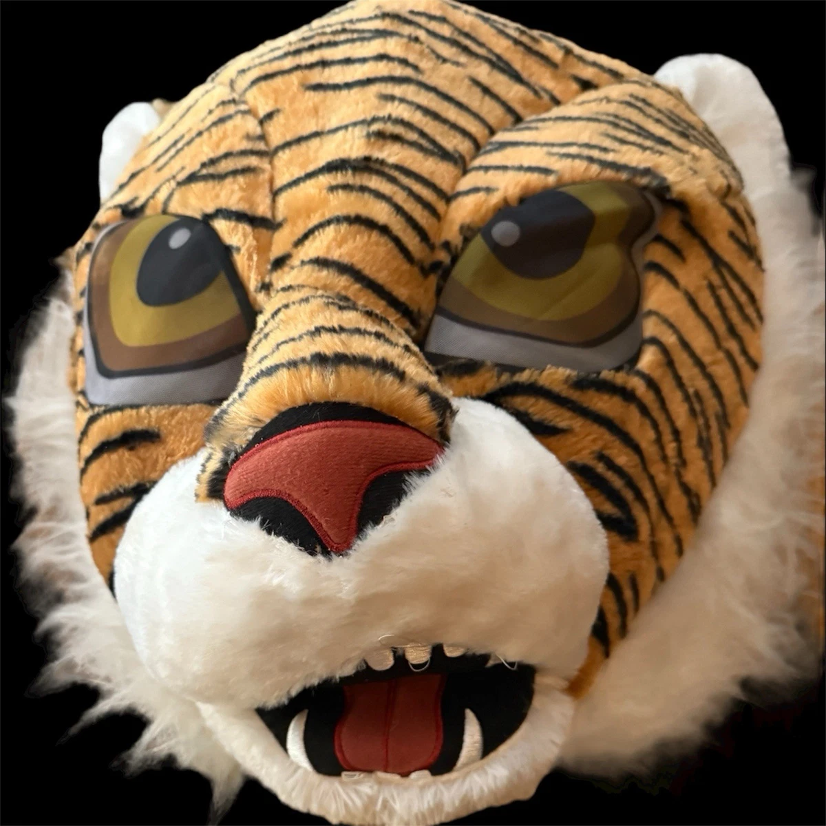 PerGar Máscara De Media Cara De Tigre | Aspecto Realista Para Halloween Y Cosplay | Material EVA Ligero Y Cómodo