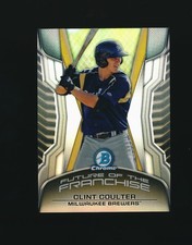 2014 Bowman Draft Clint Coulter Chrome Future of the Franchise Mini #FF-CCO
