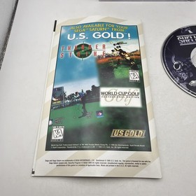 Shellshock (Sega Saturn, 1995) CIB REF CARD WORKING CLEAN DISC