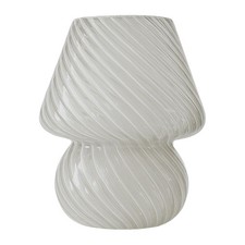 Tischlampe Pilz Nachttischlampe Tischleuchte Beistelllampe Fensterlampe Glas