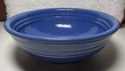 Vintage Bauer Ringware #8 Cobalt-Blue Nappy Serving Bowl