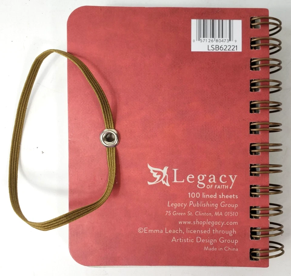 Legacy 2 Small Spiral Notebooks Christmas Rejoice and Be Glad Stocking Stuffer - Image 4 of 4