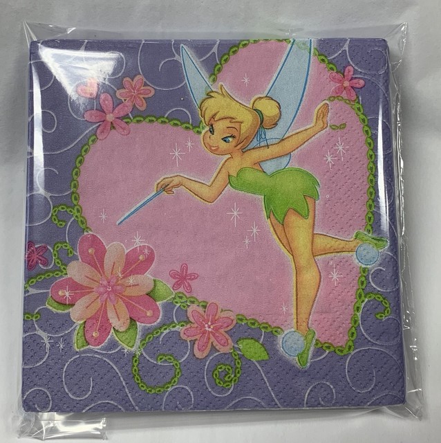 Tinkerbell Disney 16 Napkins Birthday Party Supply Decoration