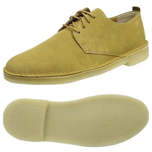 Clarks ORIGINALS Desert London DARK OCHRE SUEDE Shoe Men UK-6 G EU-39.5 M - 第 1/3 張圖片