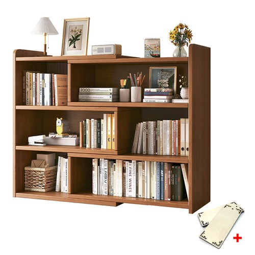 Wooden Shelf Bookcase Shelving 4 Tier Display Storage Unit Stand Stretchable-UK - Picture 18 of 19