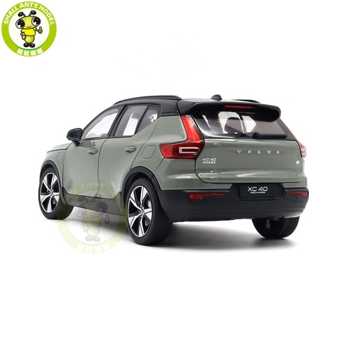 1/18 Volvo XC40 Recharge Electric Car Green Diecast Model Toy Car Friends Gifts - Picture 3 of 15