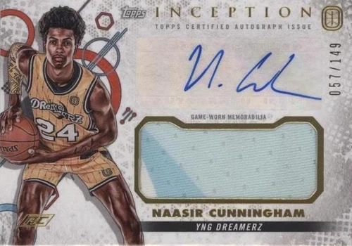 2022-23 Topps Inception OTE Overtime Elite - Naasir Cunningham #IARC-NC4
