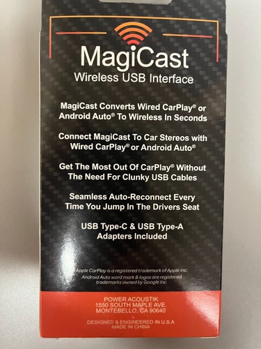 MAGICAST MC1 Wireless CarPlay / Android Auto USB Interface - Picture 4 of 5