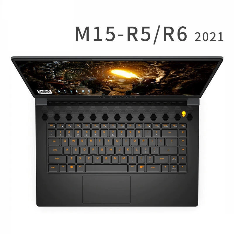 Clear TPU Keyboard Protector Guard Cover for Dell Alienware M15 r5 r6 15.6" 2021 - Image 2 of 4