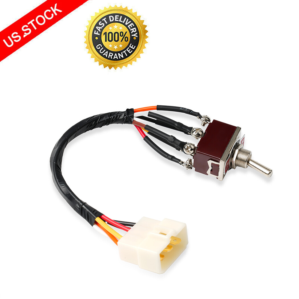 Run and Tow Switch with Harness for ICON EV Golf i40L, i60, i60F