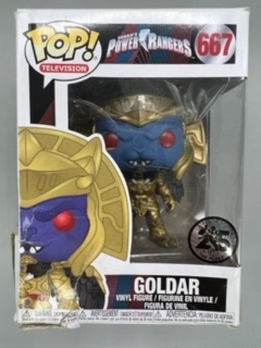Funko POP #667 Goldar - Power Rangers - Damaged Box - Includes Protector Funko POP #667 Goldar - Power Rangers - Damaged Box - Includes Protector | Funko Pop | 2 Funko POP #667 Goldar - Power Rangers - Damaged Box - Includes Protector | Funko Pop