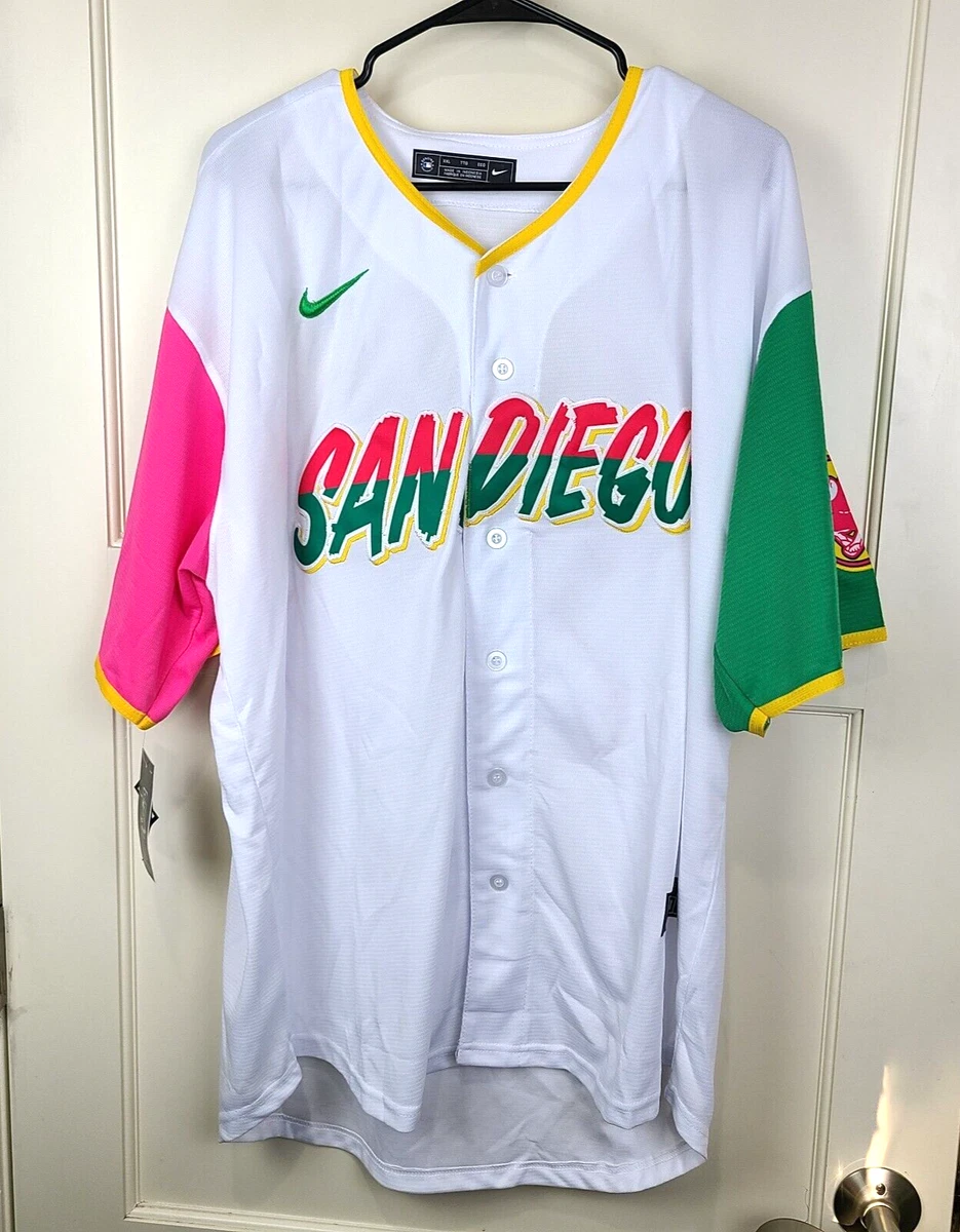 MLB San Diego Padres City Connect (Fernando Tatis Jr.) Women's Replica  Baseball Jersey.