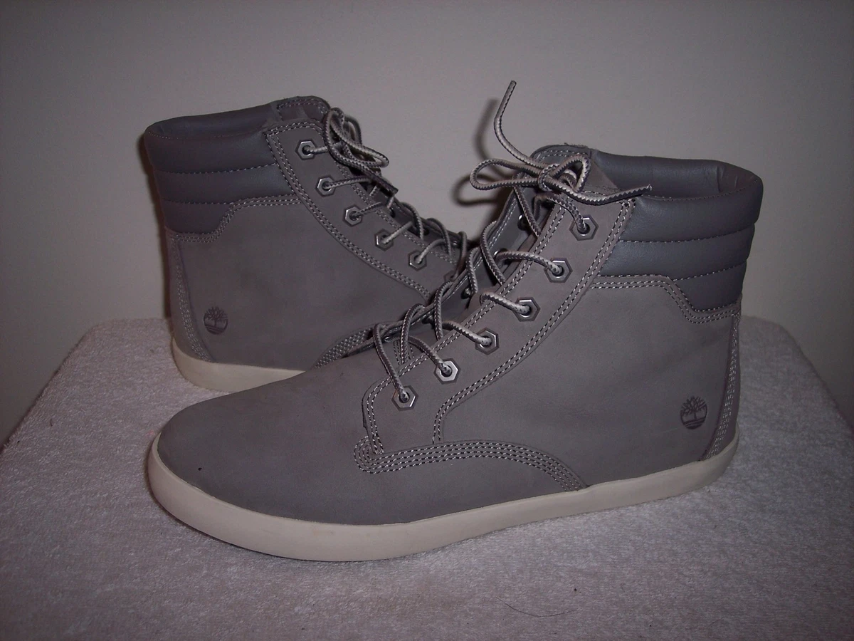 grado solicitud Sangrar WOMEN&#039;S TIMBERLAND DAUSETTE GRAY LEATHER LACE UP ORTHOLITE BOOTS SIZE  11~ | eBay