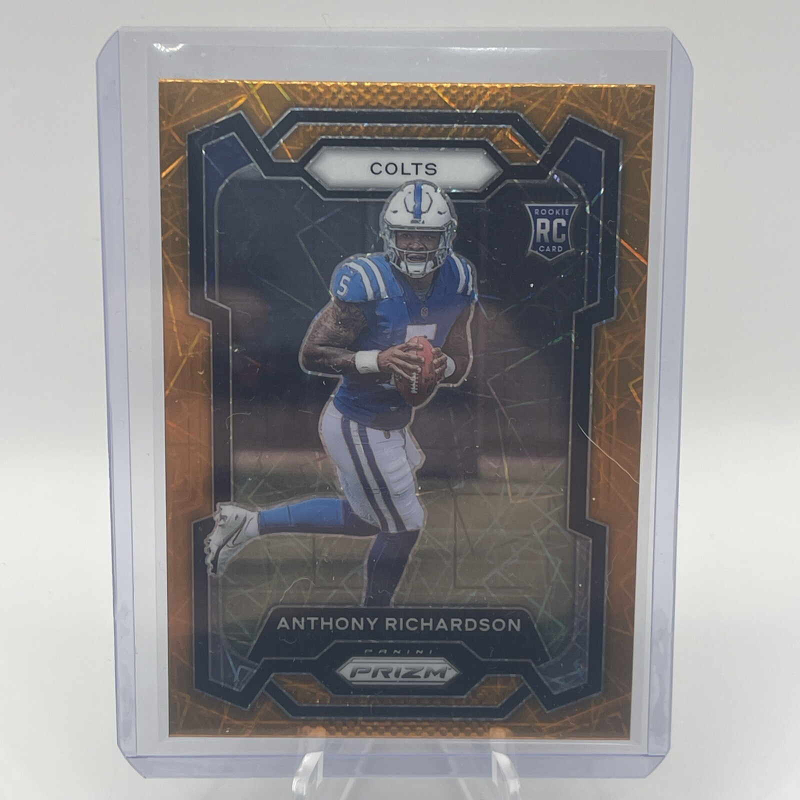 2023 Prizm Anthony Richardson Orange Lazer Prizm Rookie Card RC #343 Colts