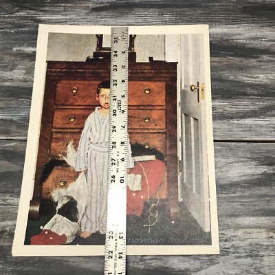 Norman Rockwell Painting The Discovery Boy Finds Santa Claus Suit