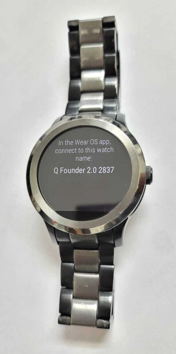 Fossil Gen2 Founder Smartwatch Tone Stainless Steel Band | eBay