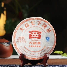 2012 Year Menghai Dayi 0532 Pu-erh Tea 357g Ripe Puer Tea Cake Pu'er Beeng Cha