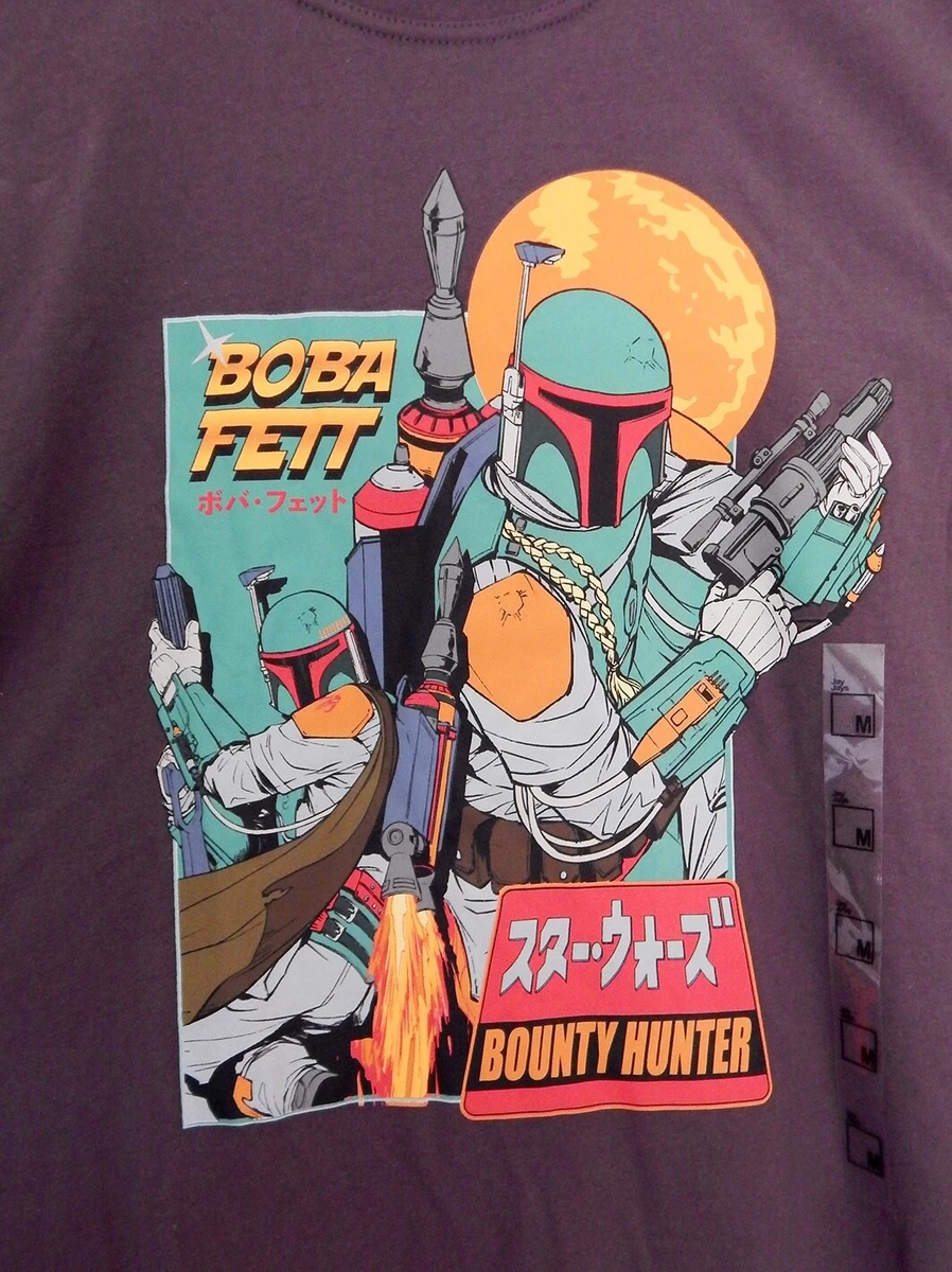 Star Wars Boba Fett Jay Jays T Shirt Size M Cotton Grey Bounty