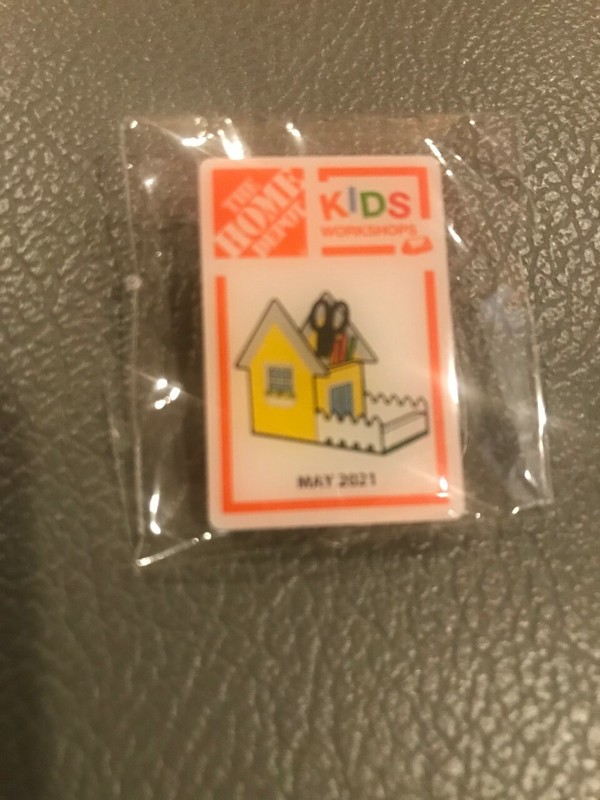 Collectible Pin from Home Depot Desk Organizer Craft (May 2021)