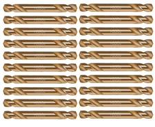 HSS Cobalt Drill Bit Double End 1/8" M35 Short Twist Drill Bit Steel Metal-20Pcs