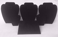 Jewellery Display Set in Black Suede -Necklace Bracelet Earring *Made in the UK*