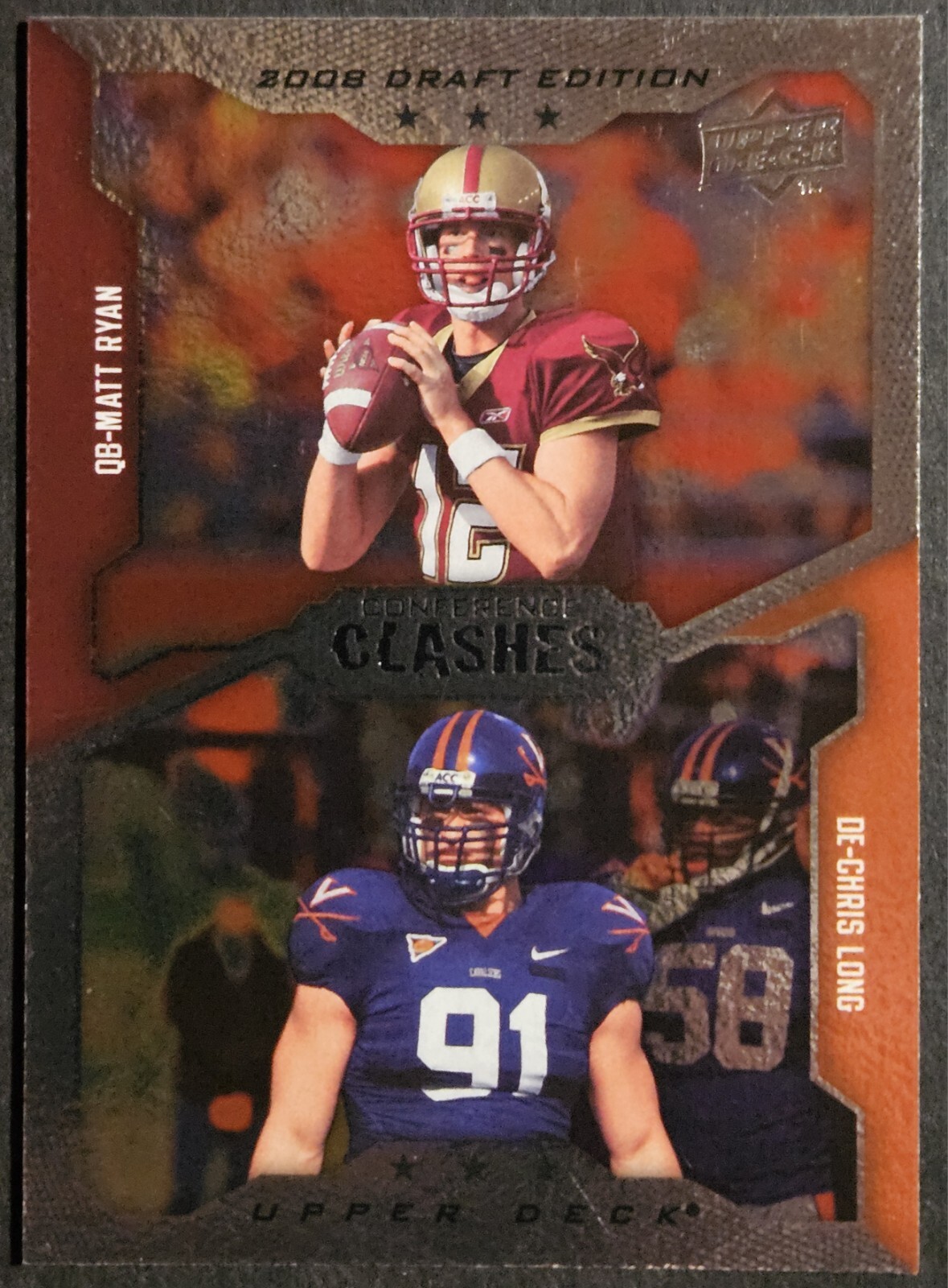 2008 Upper Deck Draft Edition Conference Clashes #248 Matt Ryan Chris Long RC