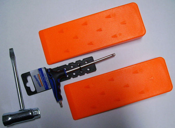 2 X FäLlkeil KombischlüSsel T-Schraubendreher Torx T27 Stihl MotorsäGen Wald Set-image