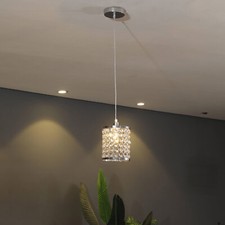 Modern Crystal Ceiling Lamp Chandelier Pendant Light Home Lighting Fixture LED