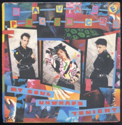 7'' Savage Progress: My Soul Unwraps Tonight / Tin Man - 1984