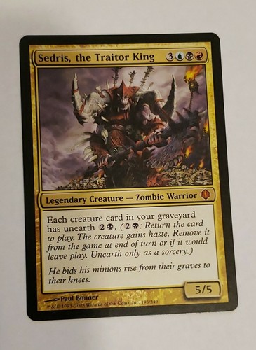Magic: The Gathering - Sedris, Il Re Traditore - Carta Singola Rara Da Shards Of Alara - 2