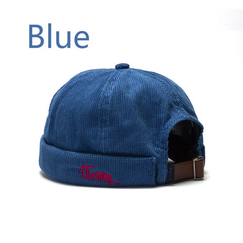 Unisex Skull Cap Corduroy Sailor Hat 
