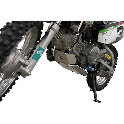 Tusk Aluminum Skid Plate Silver   Fits: Yamaha TTR 110E 2008 2025