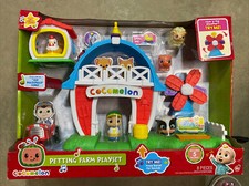 CoComelon Petting Farm Playset - Features a Farmer Figure JJ, Feature