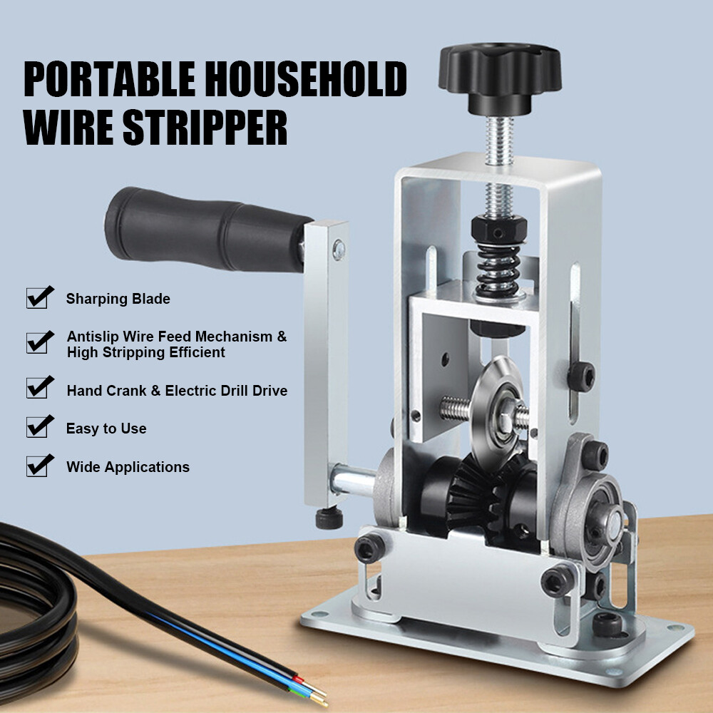 Manual Wire Stripping Machine Portable Cable Stripper Tool Scrap