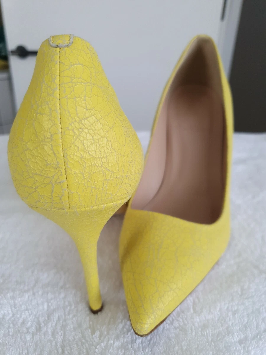 Yellow heels size 10 sales
