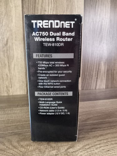 Trendnet TEW-810DR AC750 Dual Band Wireless Router Wi-Fi - Picture 3 of 3