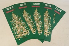 5x Stanniol Lametta rot Christbaum Tannenbaum Schmuck Weihnachten OVP