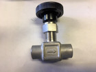 1/4" FNPT 316ss Shutoff Needle Valve (6000 Psi) Circle Seal M92TI-2PP