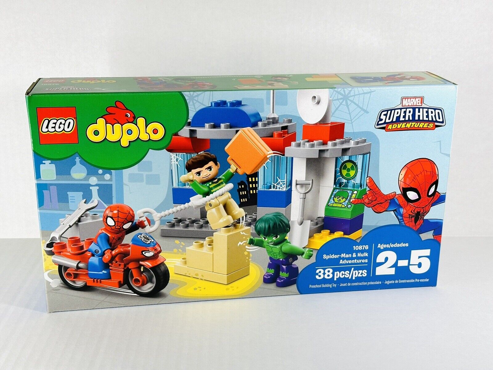 Marvel Super Heroes Duplo Lego - 10876 Spider-Man & Hulk Adventures Sealed