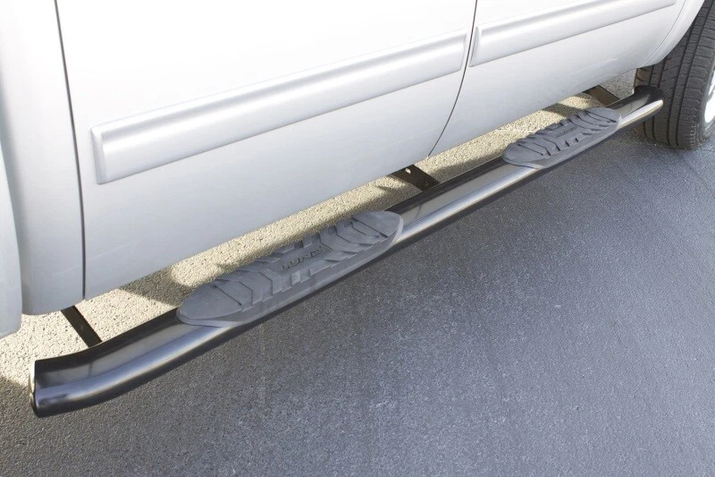 LUND 23891007 5in. Oval Curved Black Nerf Bars for Chevy Silverado 1500 - Image 2 of 4