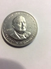 Shell's 1969 Mr President Coin Game Token Franklin D Roosevelt 