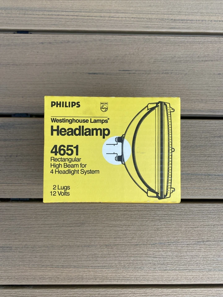 Bombilla de faro-faro Westinghouse Philips 4651 para Chevrolet Dodge GMC Buick Foto 2 de 2