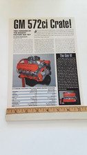 Gm Chevrolet 572 Ci Crate Engine 620720 H.p. Original 2003 Article