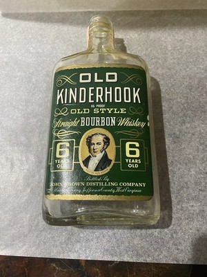 Old Kinderhook Bourbon Whiskey Bottle John Brown Distillery Harpers Ferry WV