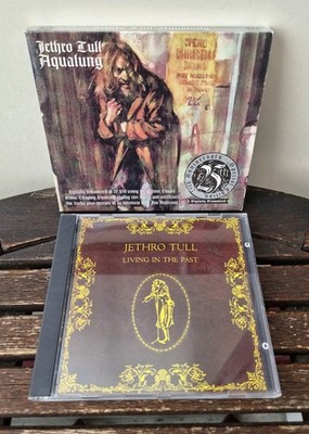 2x Jethro Tull Aqualung 25th + Living In The Past Ian Anderson Folk Rock
