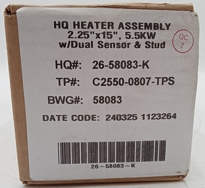 Therm Products Hot Tub Heater Assembly 58083 5.5kW 230V with Sensors